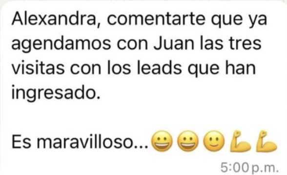 Captura compartida: Visitas agendadas
